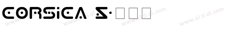 Corsica S字体转换